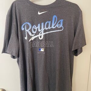 Nike Royals Baseball Gray T-Shirt - Great Condition